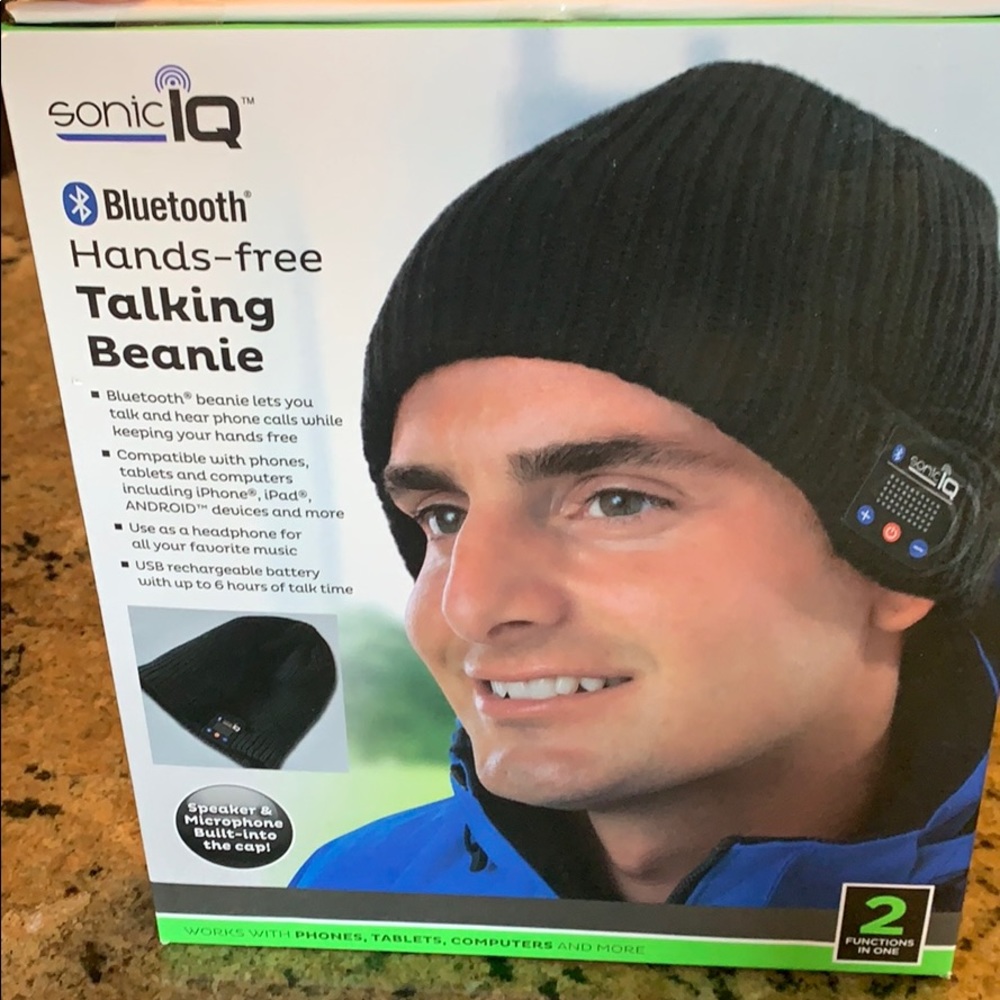 Sonic iQ Bluetooth Hands Free Talking Beanie